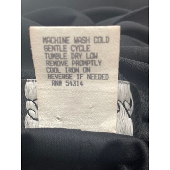 Be Smart Black Elegant Spaghetti Strap Evening Maxi Dress Size 5/6 - Picture 8 of 9